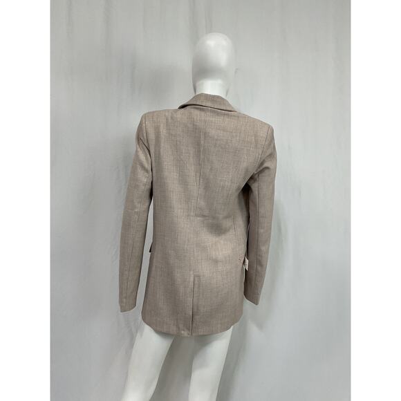 Bardot 'Sandie' Grey Poly Blazer Size S - Picture 3 of 5